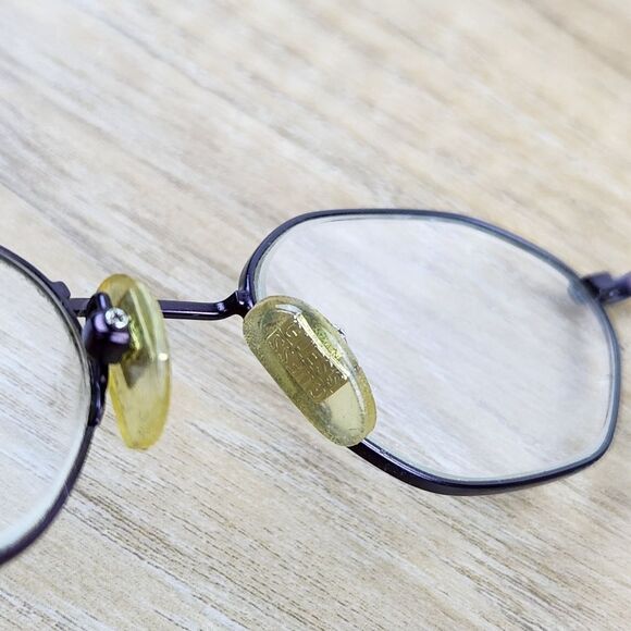 💜Vintage Guess Lightweight Wire Rimmed Eyeglasses & Hardshell Case - Picture 11 of 11